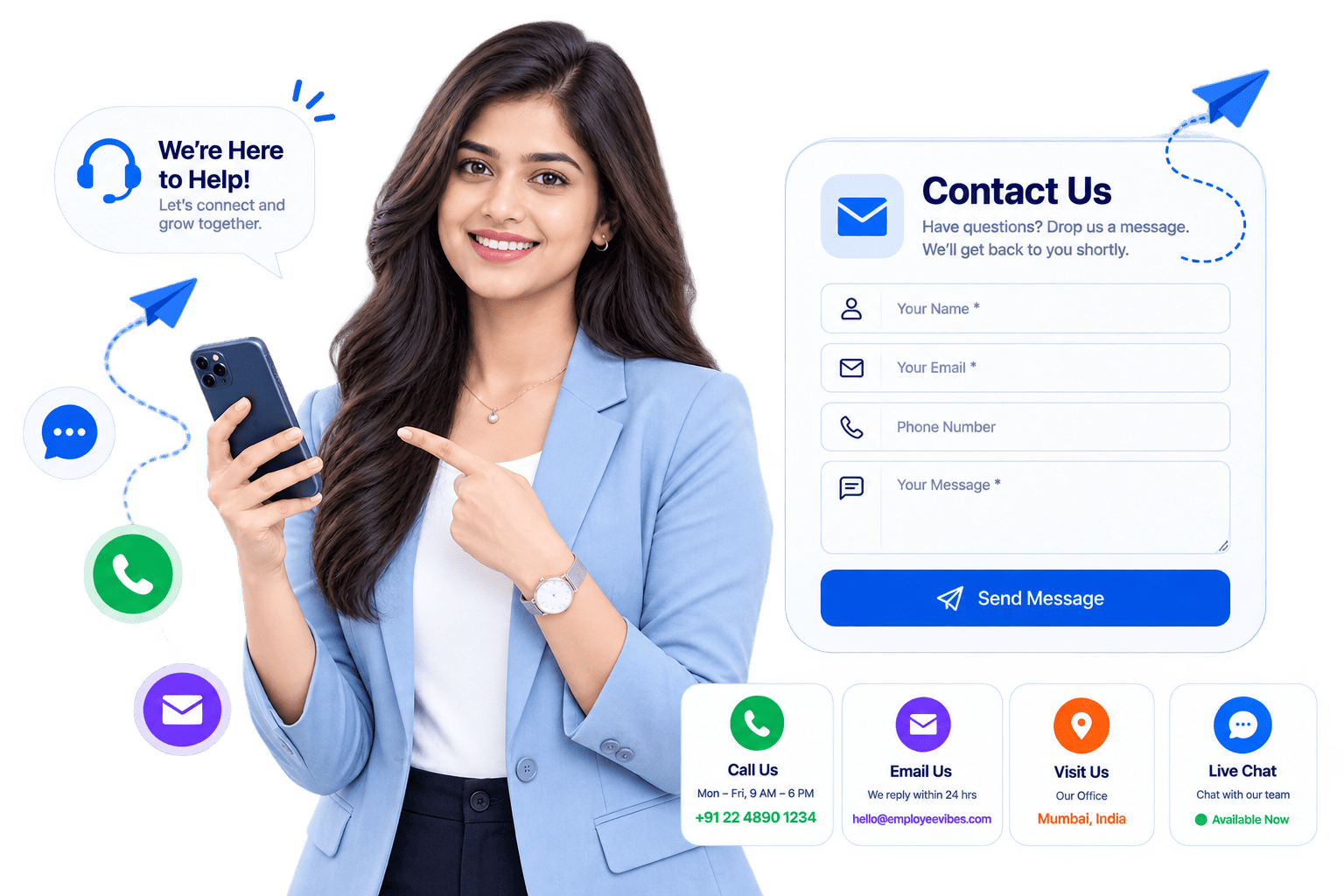 Contact EmployeeVibes